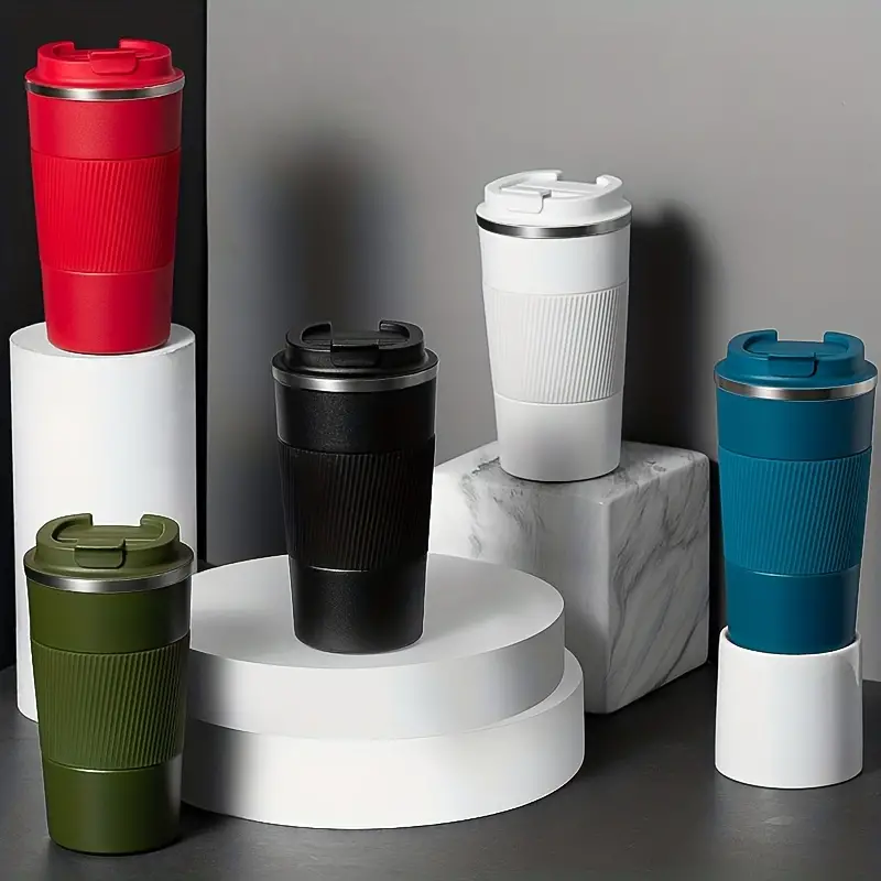 Reusable Coffee Cup Collection, Glass, Steel