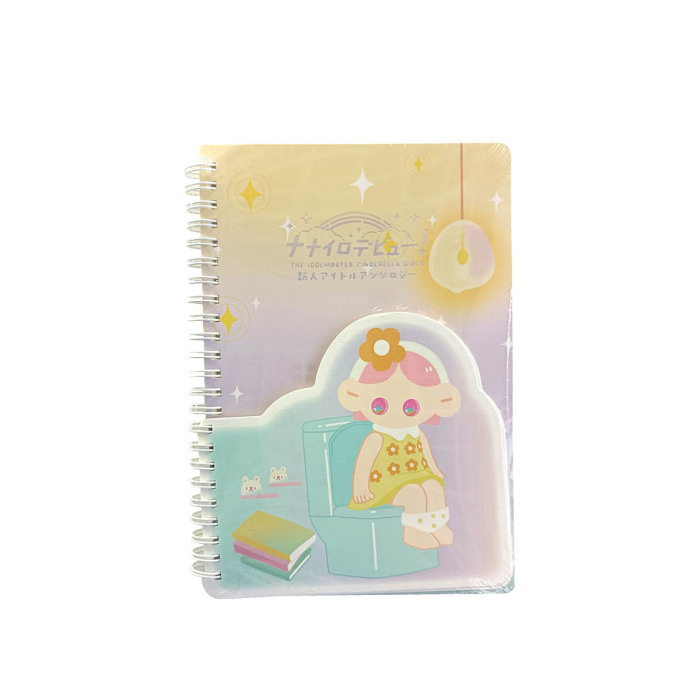 Cartoon Girl Spiral Notebook A5