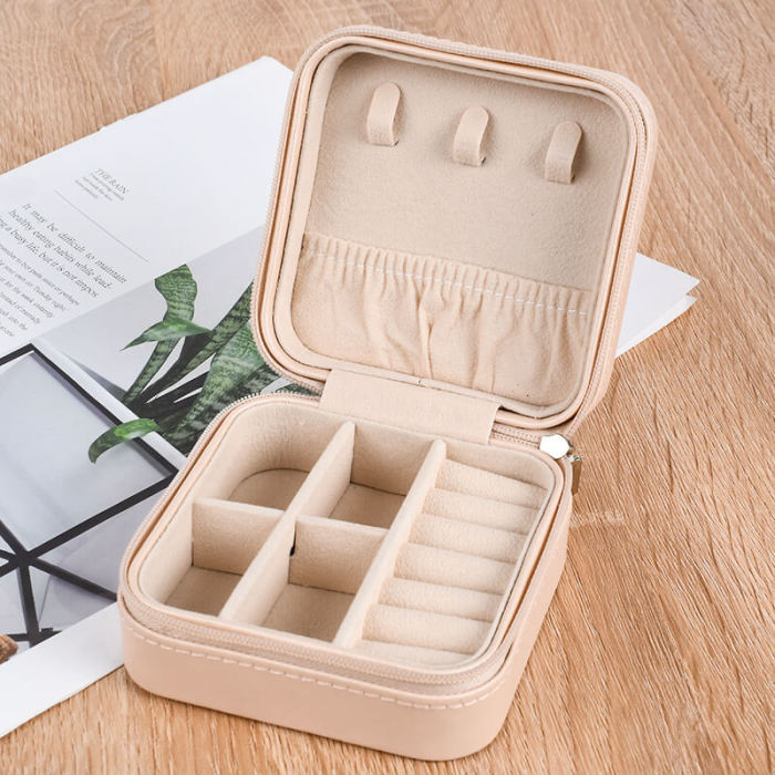 Travel Leather Jewelry Storage Box-Small