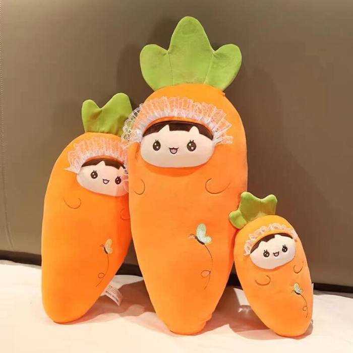 Large Carrot Stuffed Toy Hug Pillow 35.4"