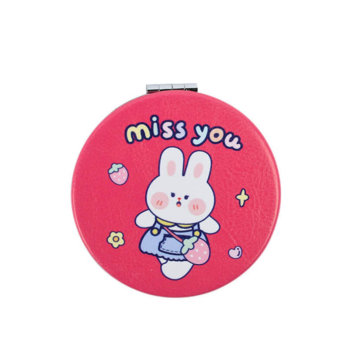 Strawberry Bunny Compact Mirror