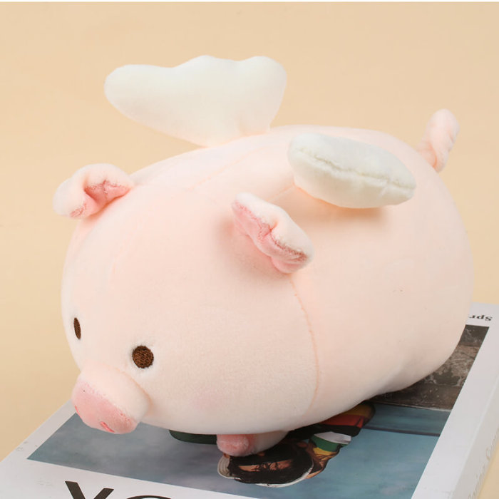 Angel Pig Stuffed Toy 7.9"
