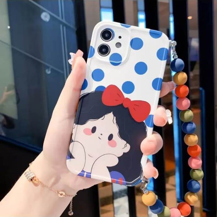 Cartoon Girl Phone Case-iPhone12/12pro