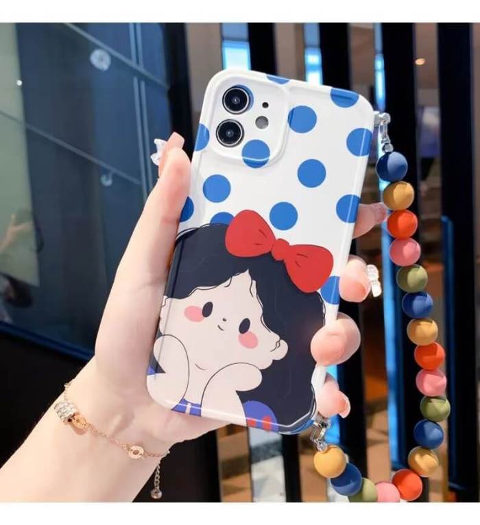 Cartoon Girl Phone Case-iPhone12/12pro
