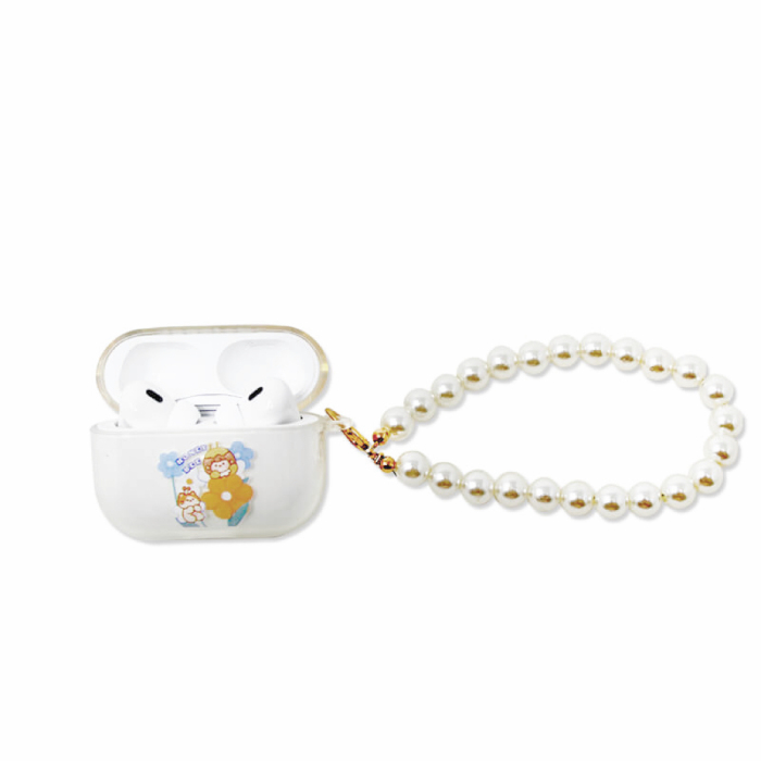 Cartoon Transparent Print Airpod Pro Case