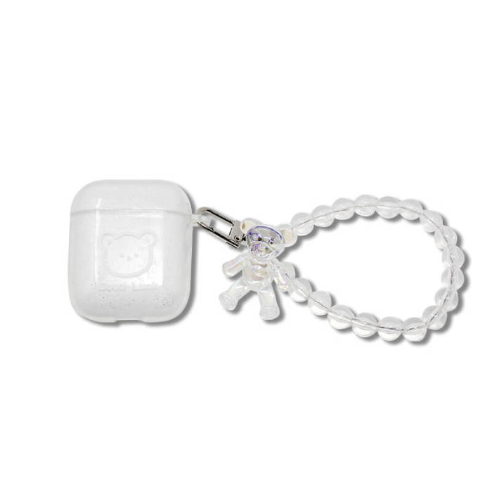 Bear Chain Crystal Airpod 1/2 Airpod Pro Case