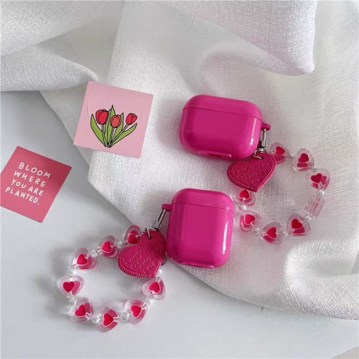 Heart-shaped Chain Airpod 1/2 Case