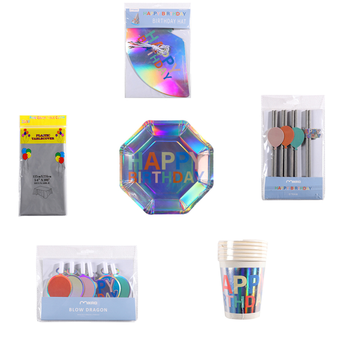Silver Birthday Party Supply