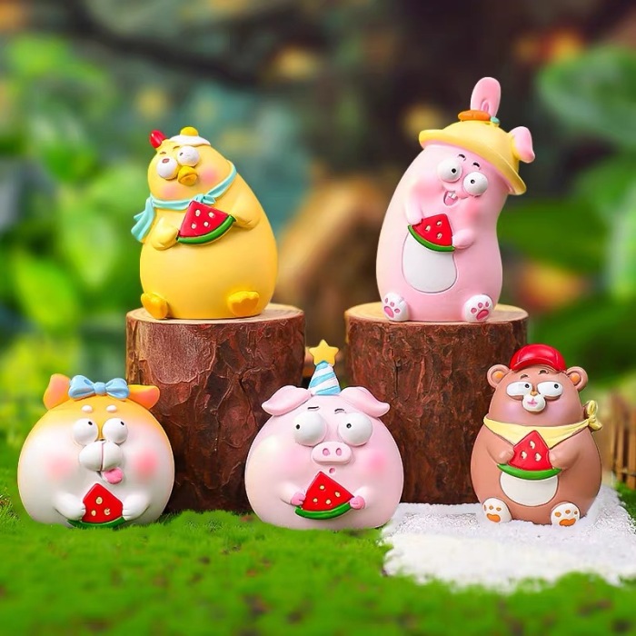 Cartoon Animal Figurine