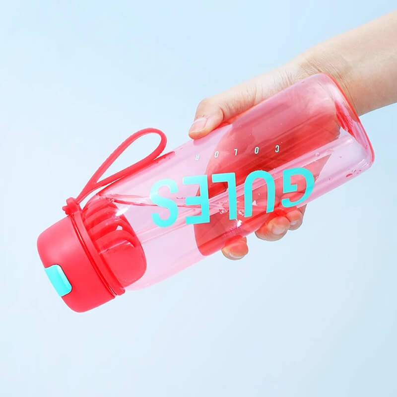 Water Bottle - Hot Pink Cheetah - 21oz