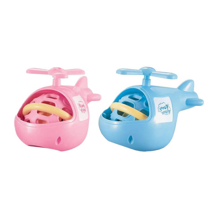 Baby Teething Toy Airplane Rattle with Bell Bath Toys