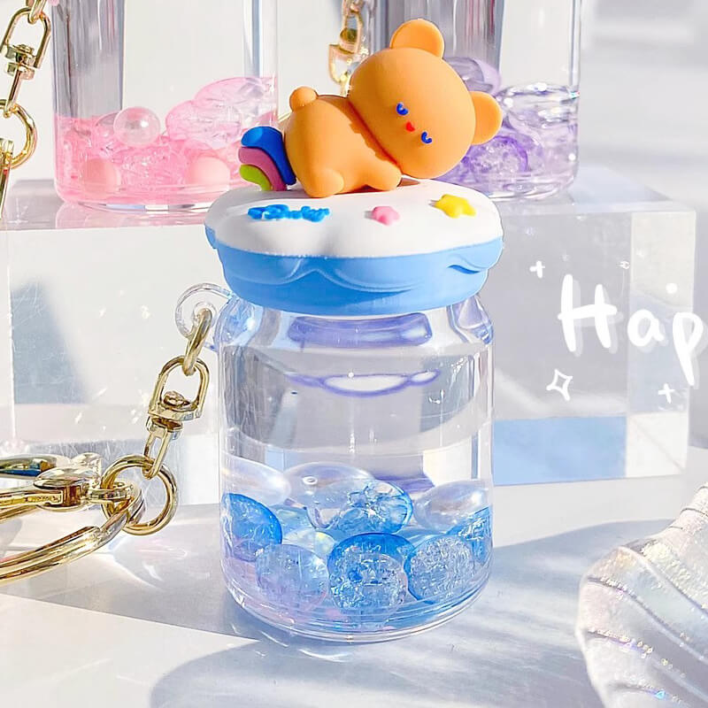 Dreaming Bear Keychain - Rumi Life