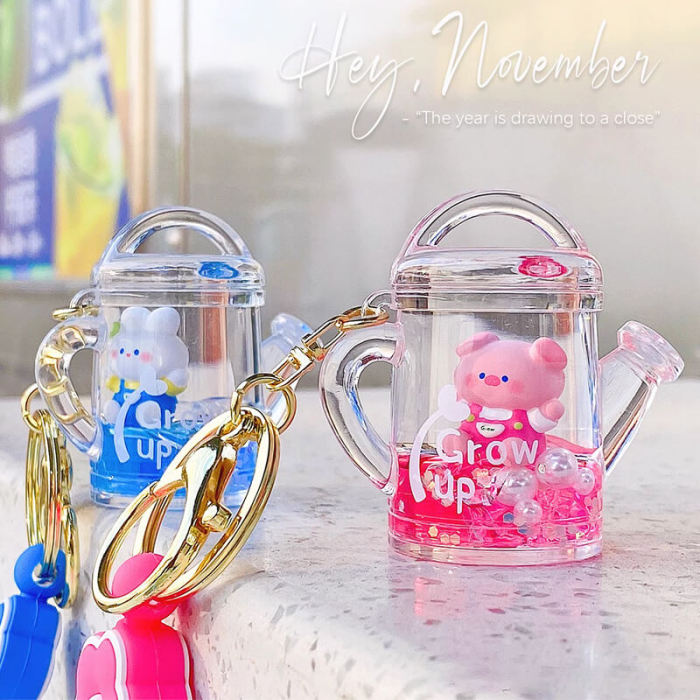 Cartoon Kettle Keychain