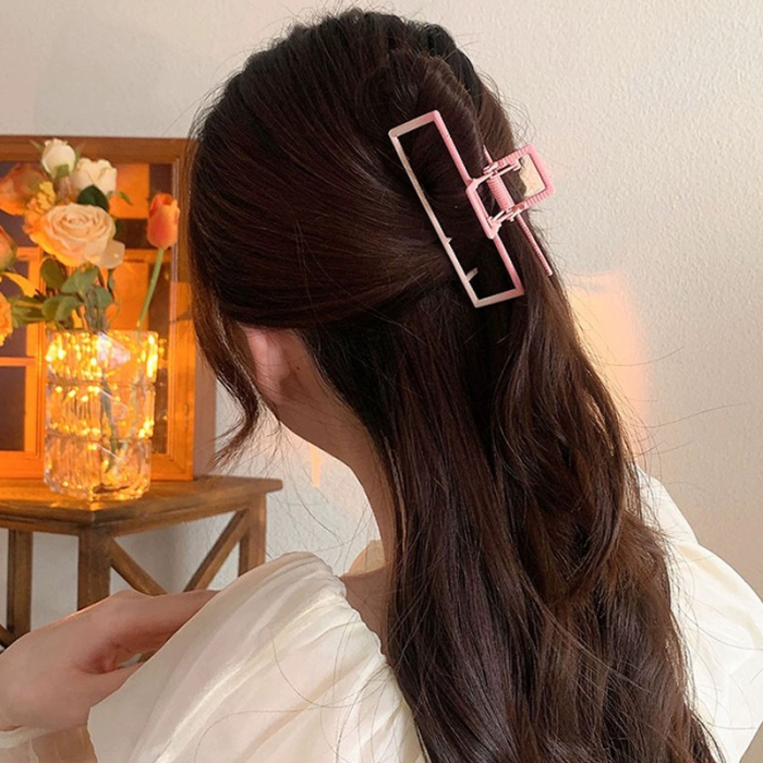 Gradient Rectangular Hair Claw Clip-Large Size