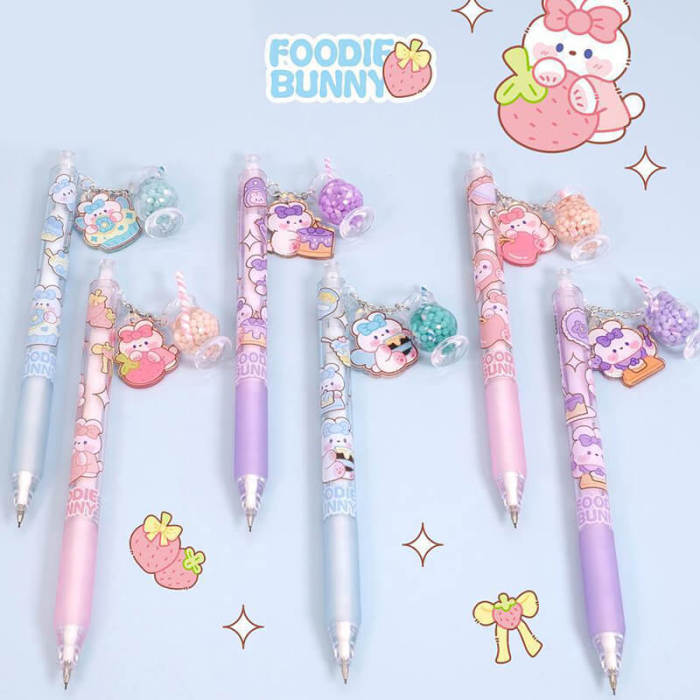 bunny cartoon pendant pen