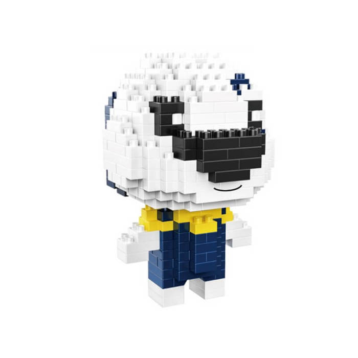 Dog Building Block-White