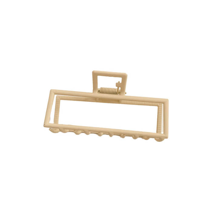 Metal Rectangular Hair Claw Clip