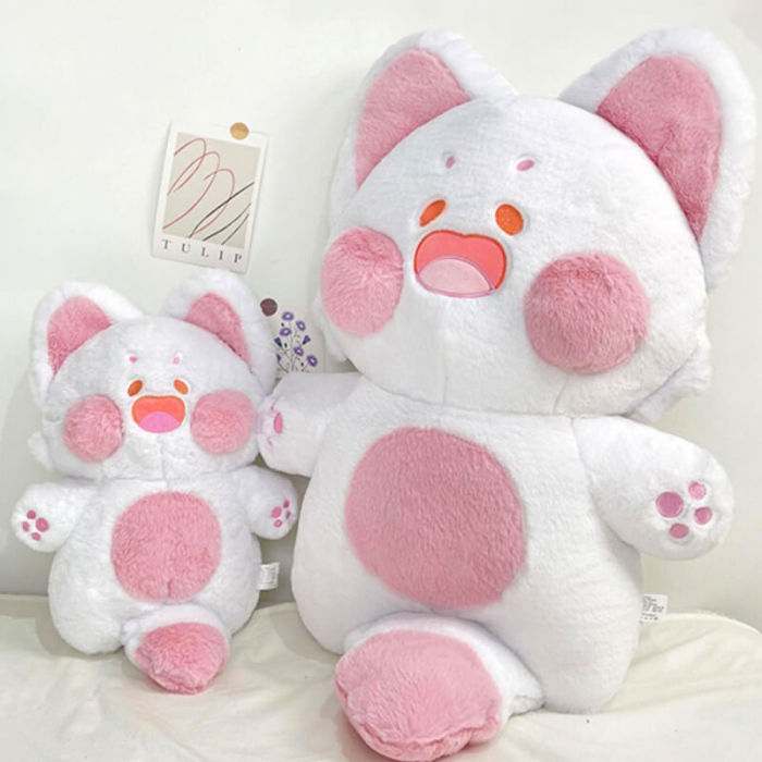Blush Cat Plush Toy 13.8 inches