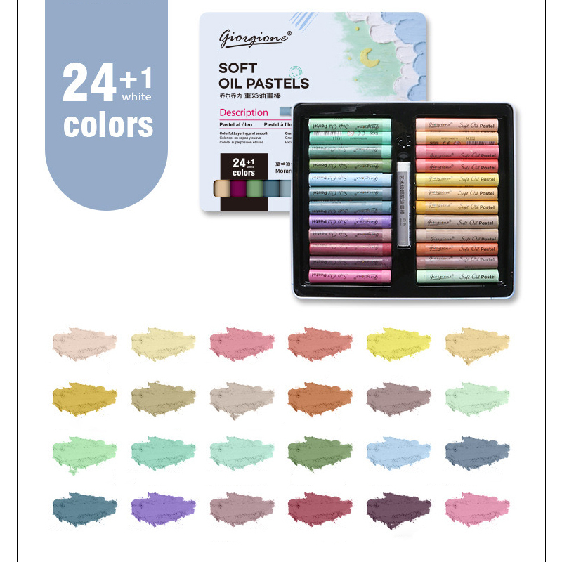 Morandi Color Empty Watercolor Palette Tin Box Paint Storage Iron