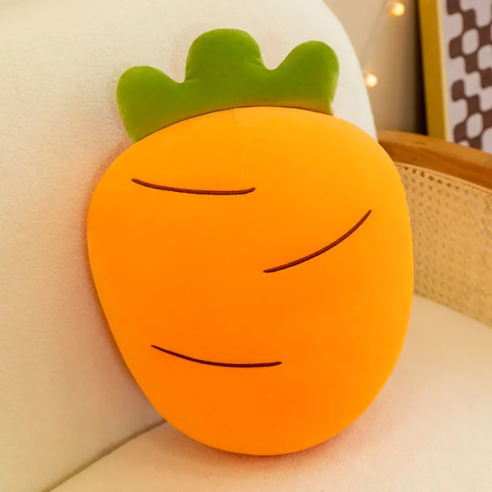 Carrot Throw Pillow 13.8 inches