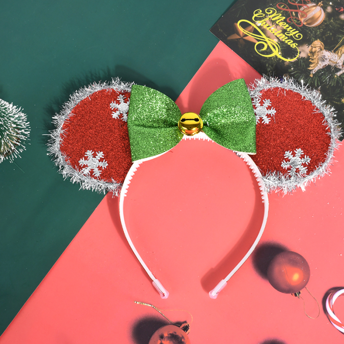 Christmas Headbands Girls Cute Mickey Headband
