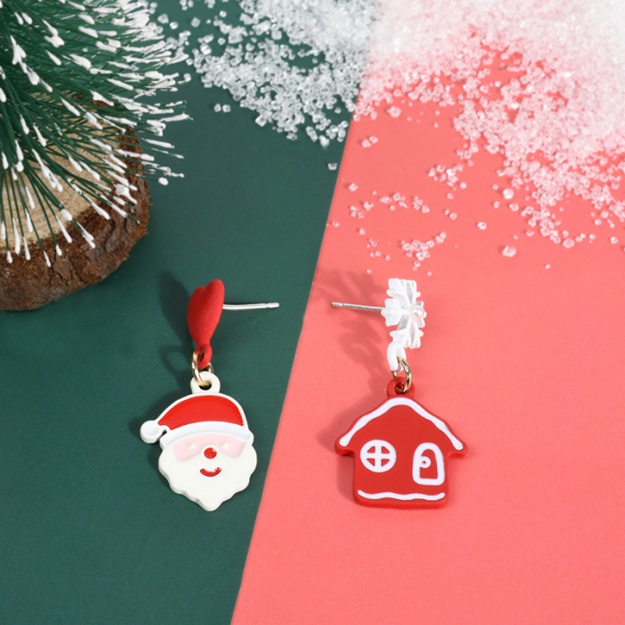 Christmas Earrings Women Holiday Drop Earrings