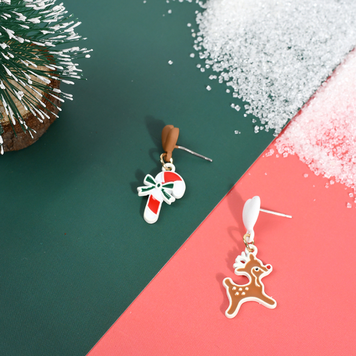Christmas Earrings Deerlet Women Holiday Drop Earrings
