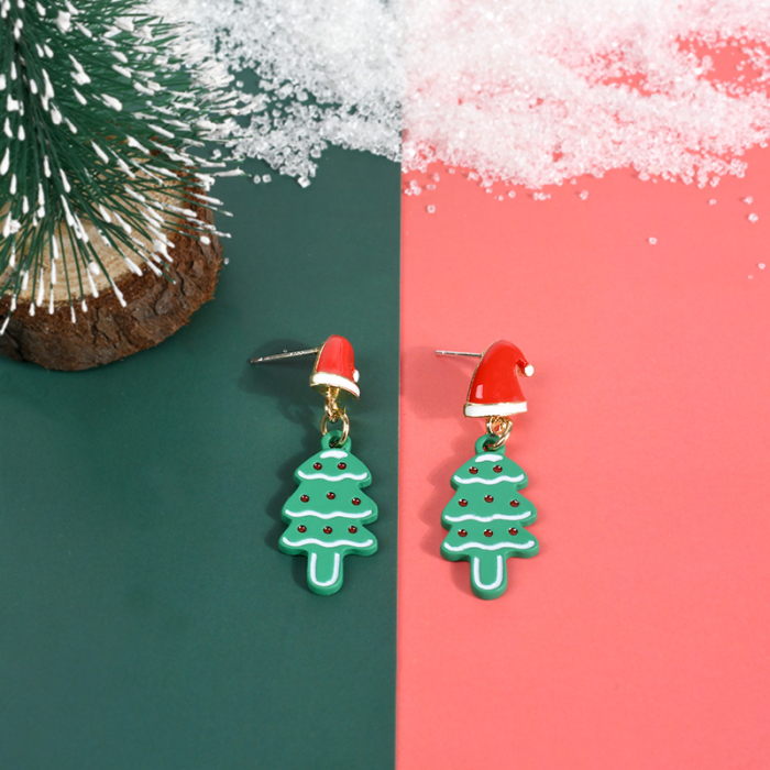 Christmas Earrings Women Holiday Drop Earrings