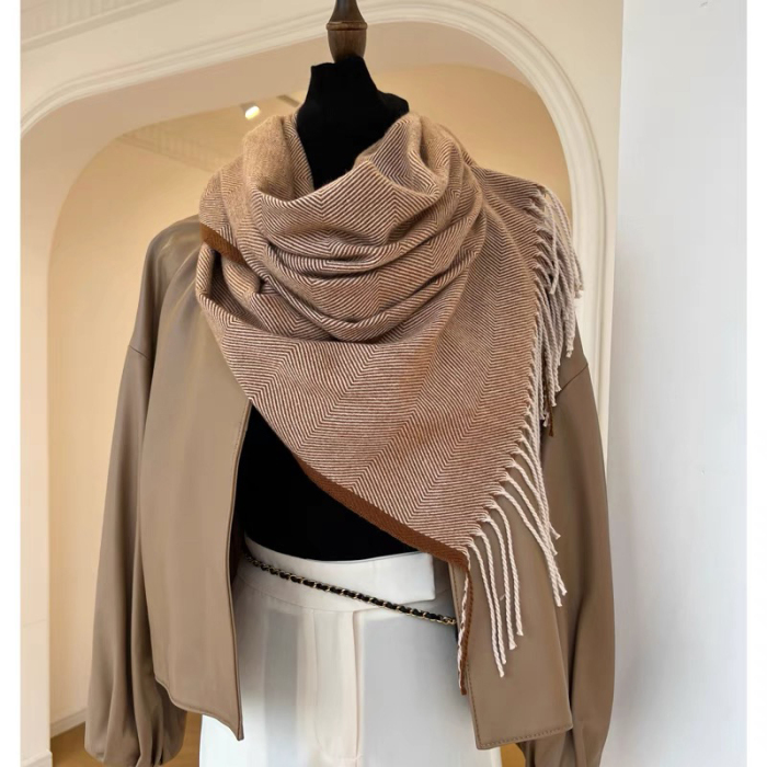 Versatile Tassel Winter Large Scarf Shawl for Women