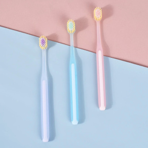 Soft Bristle Wide Head Toothbrush Set 3pcs