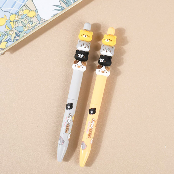 Cute Cat Press Gel Pen