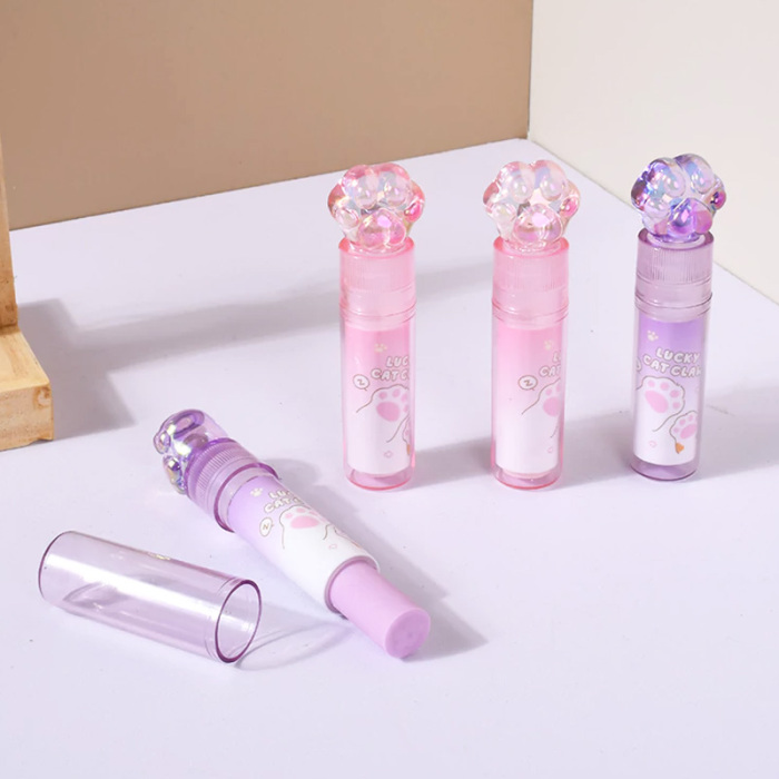 Crystal Cat Paw Eraser