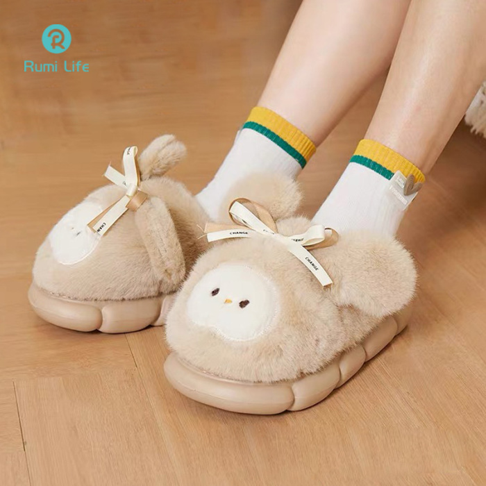 Fluffy Winter Slippers for Women